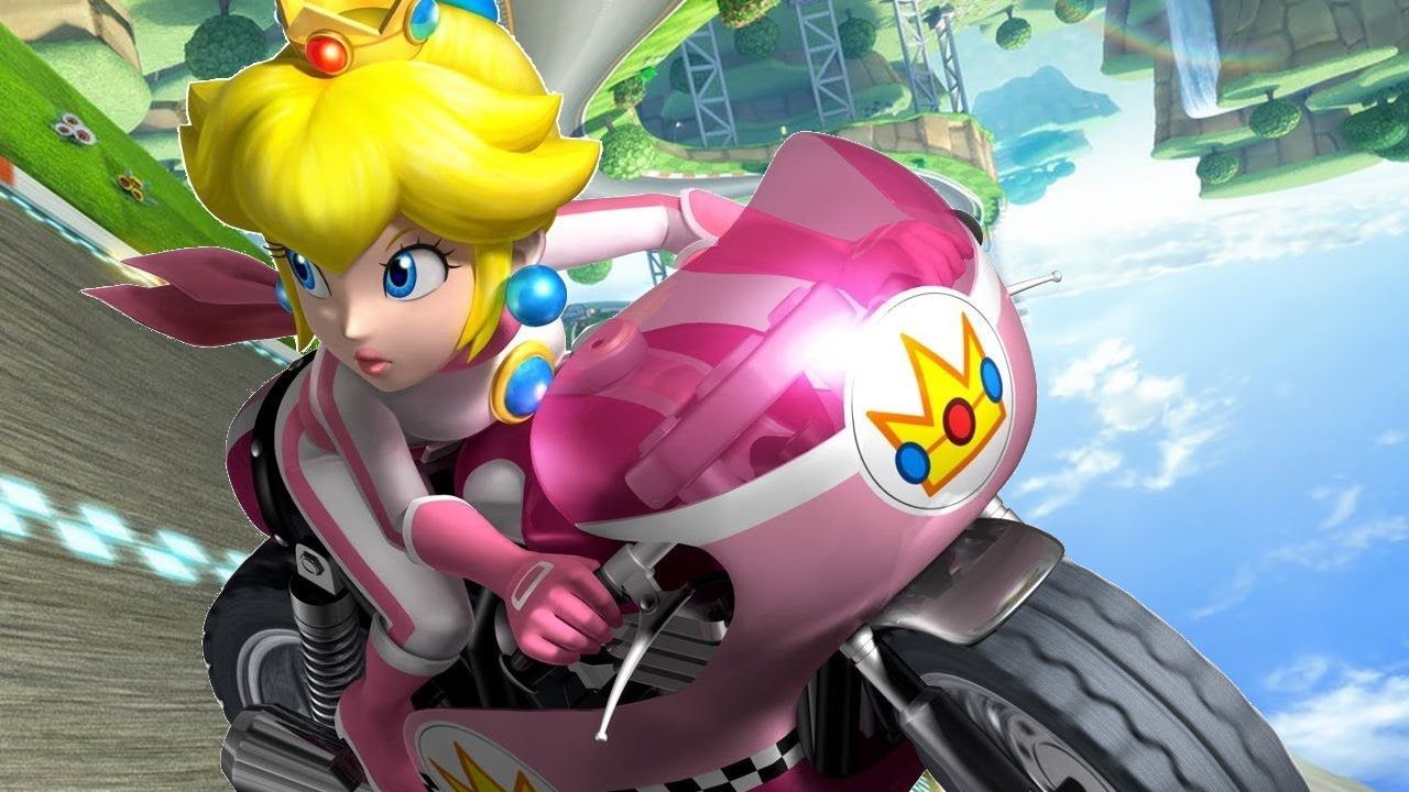 mario kart 8 peach