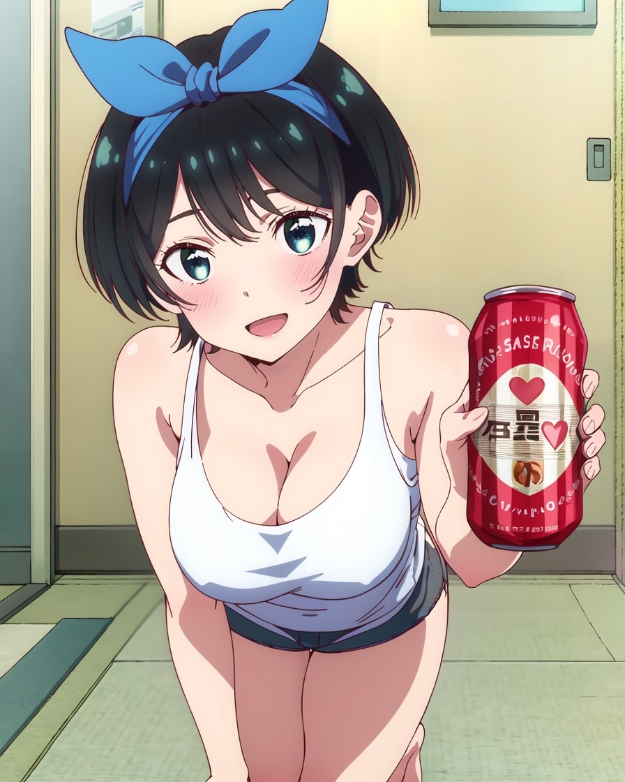 ruka Sarashina deleita con su belleza apasionada en ilustraciones