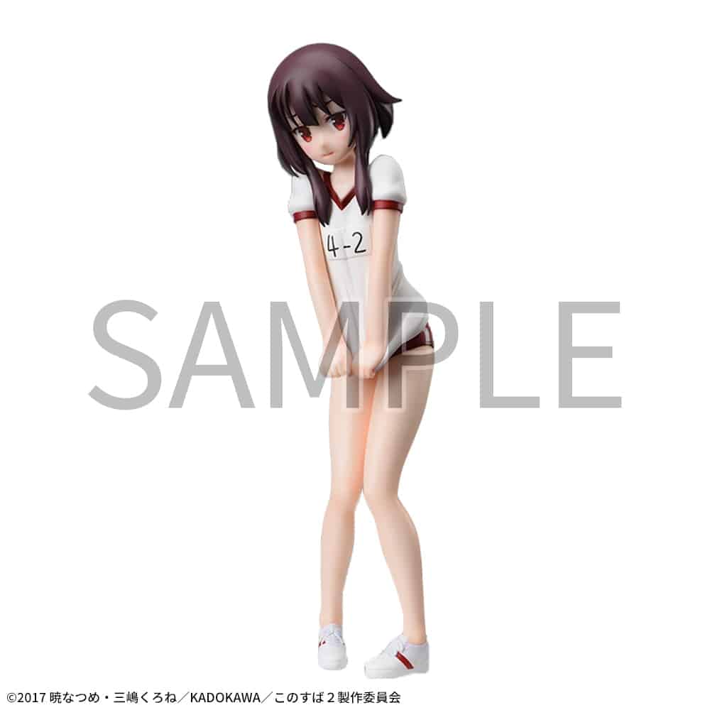 Konosuba Megumin se muestra tímida con un atuendo deportivo 2