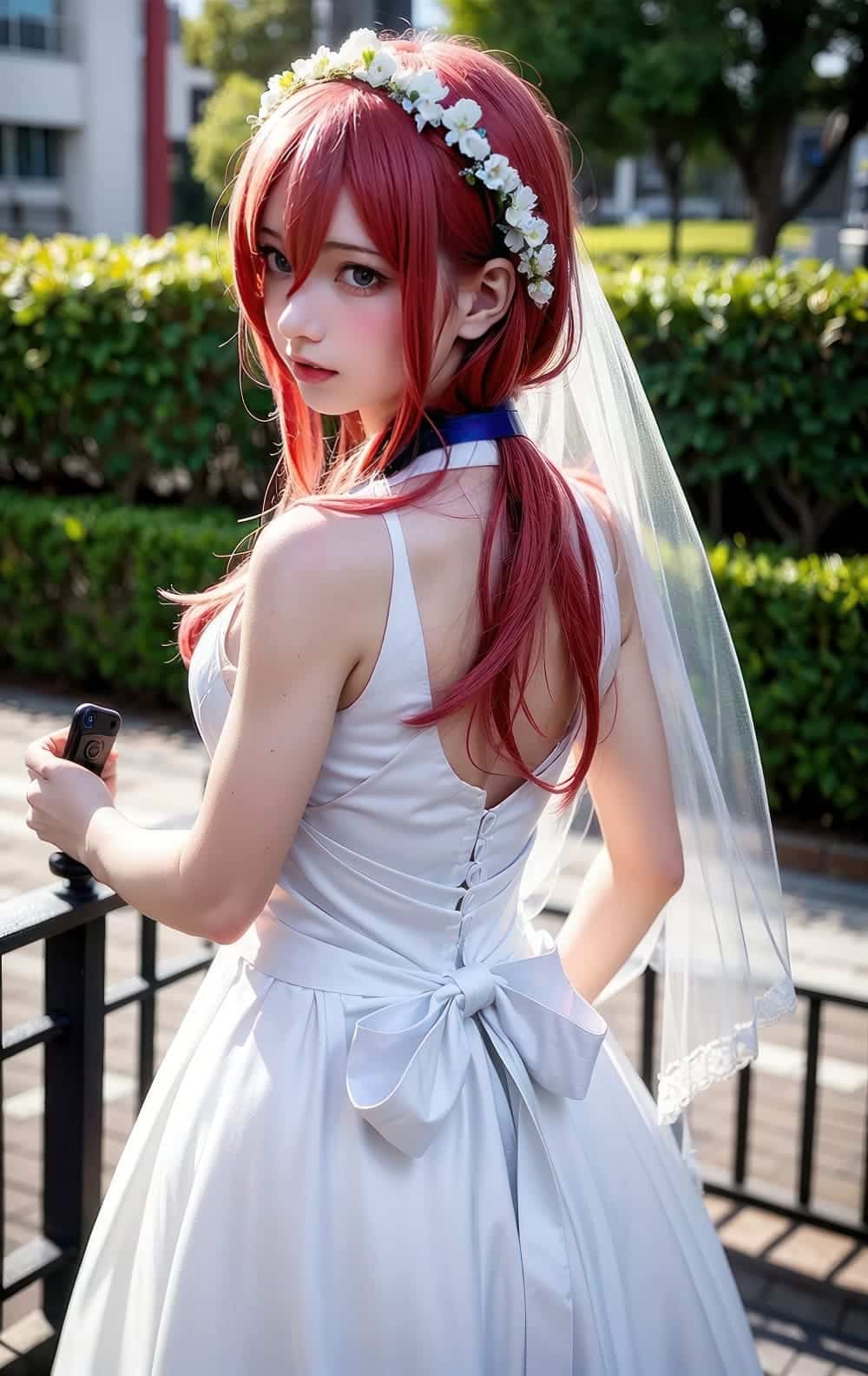 The quintessential quintuplets: Miku cautiva a sus fans con un hermoso vestido de boda realista