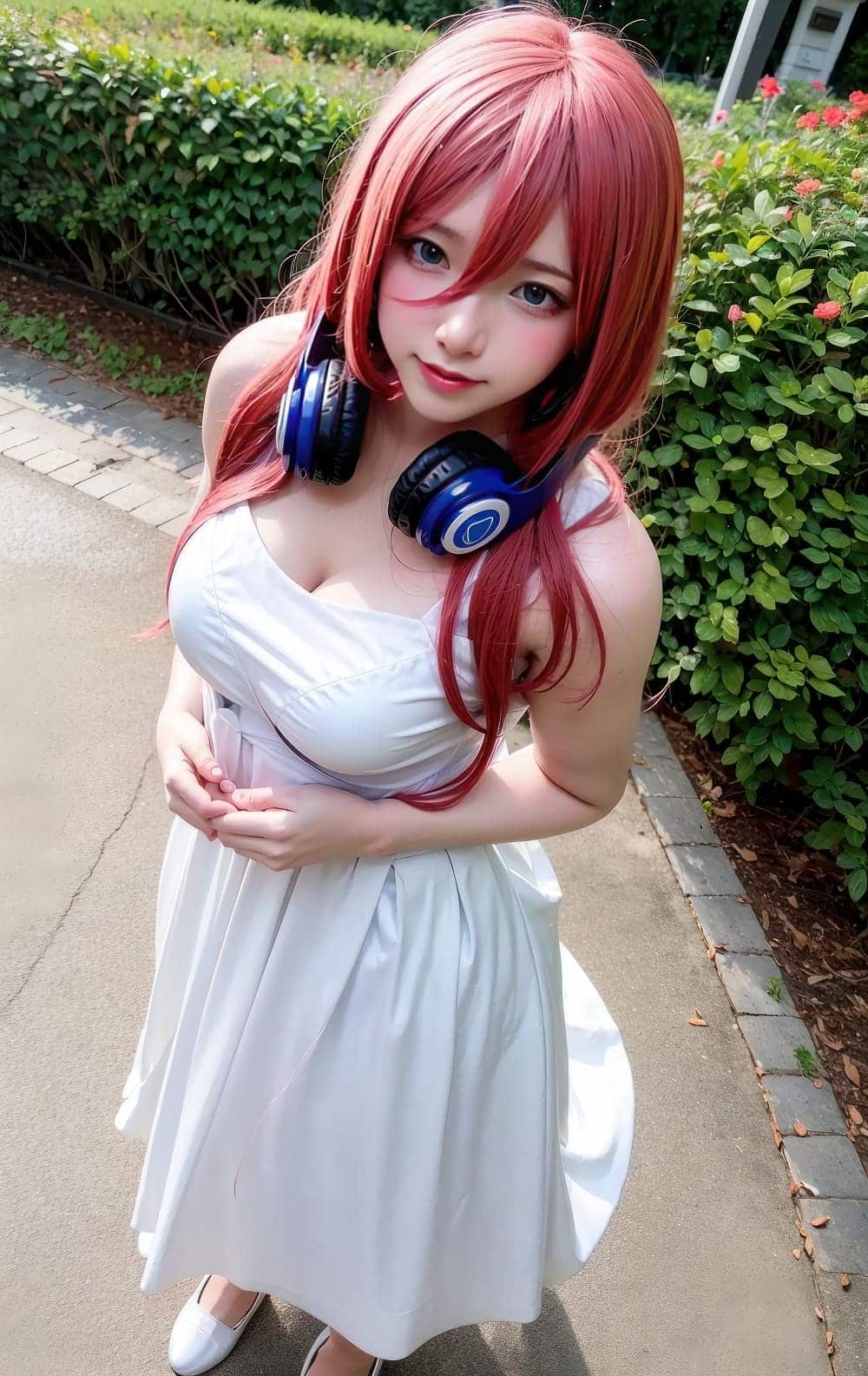 The quintessential quintuplets: Miku cautiva a sus fans con un hermoso vestido de boda realista