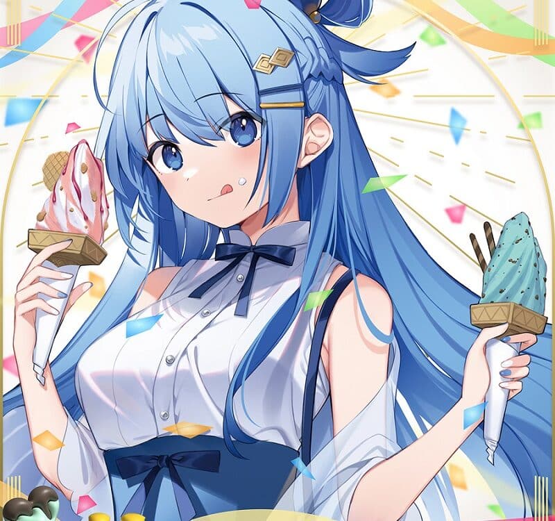 aqua konosuba 10 anivesario