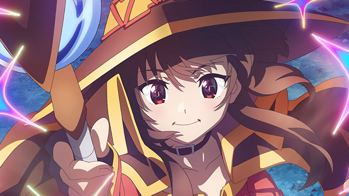 Konosuba sorprendente con visual de Megumin en todo su esplendor