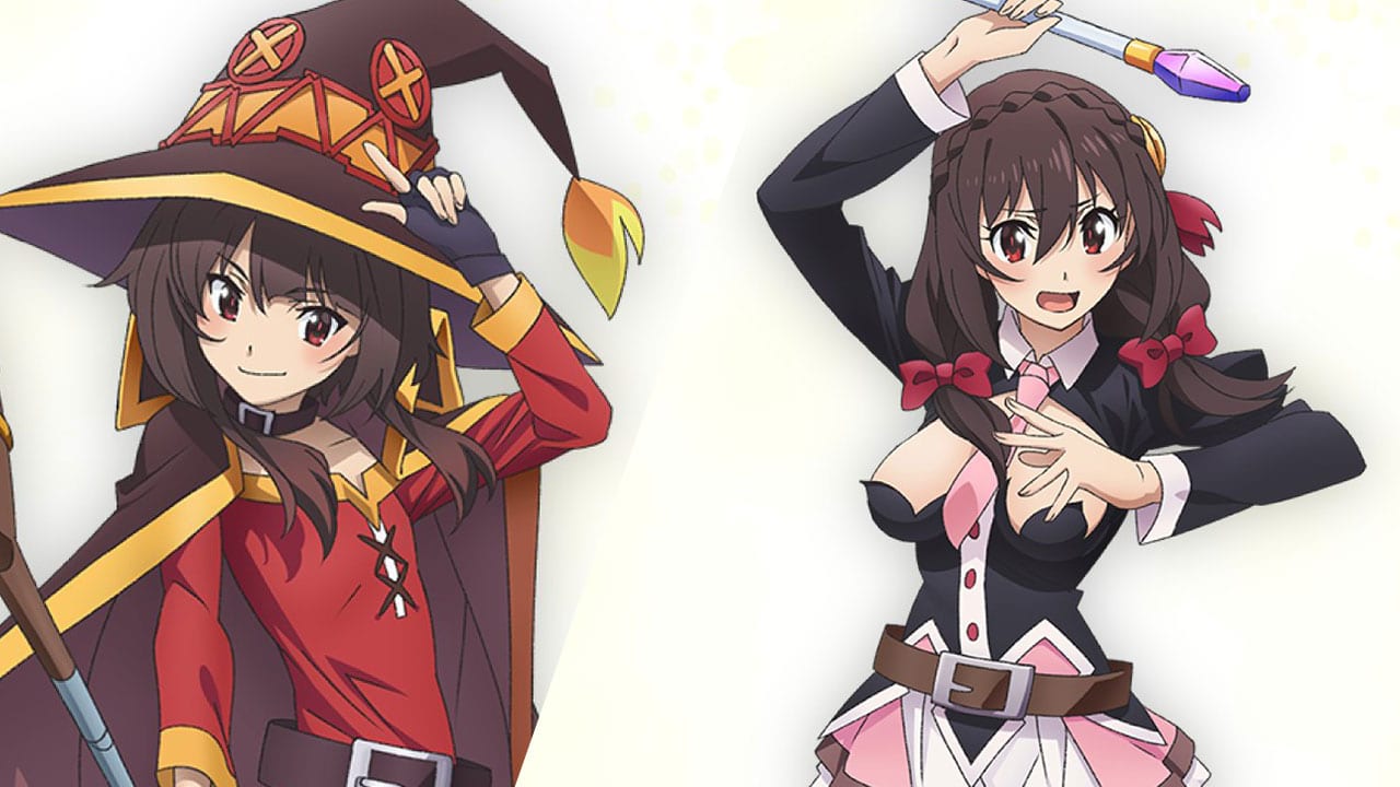 Konosuba: Megumin y Yunyun brillan en recientes ilustraciones