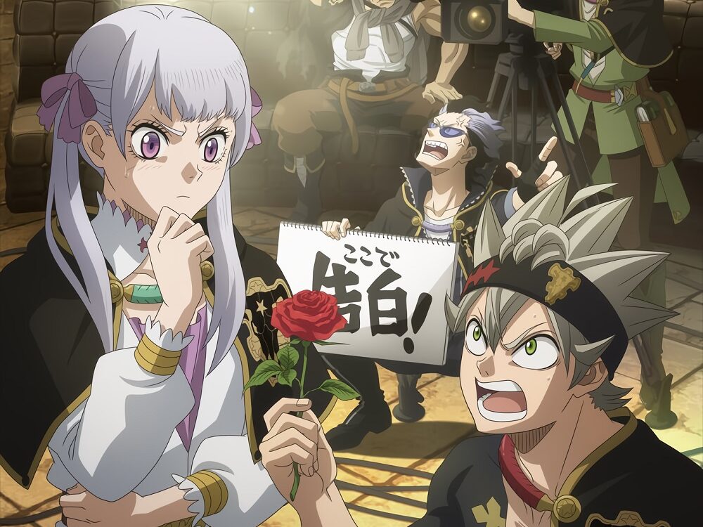 Black Clover: Asta le regala una hermosa flor a Noelle en visual