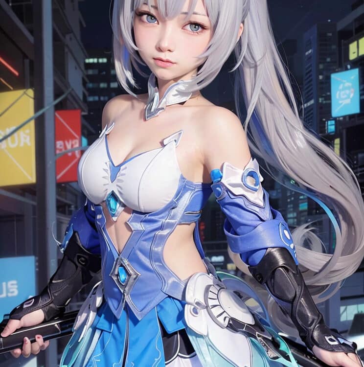 Honkai Impact 3rd: Bronya es ilustrada de manera realista por una Inteligencia Artificial