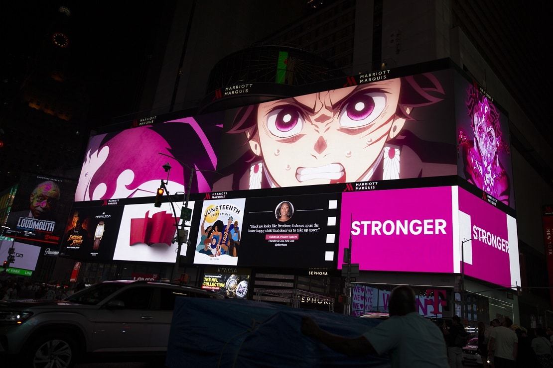 Demon Slayer celebra su final con un evento inedito en Times Square
