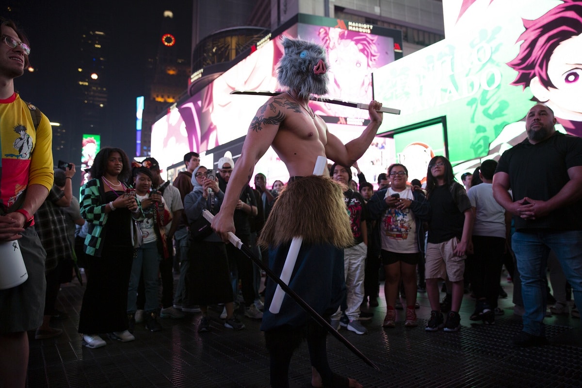 Demon Slayer celebra su final con un evento inedito en Times Square