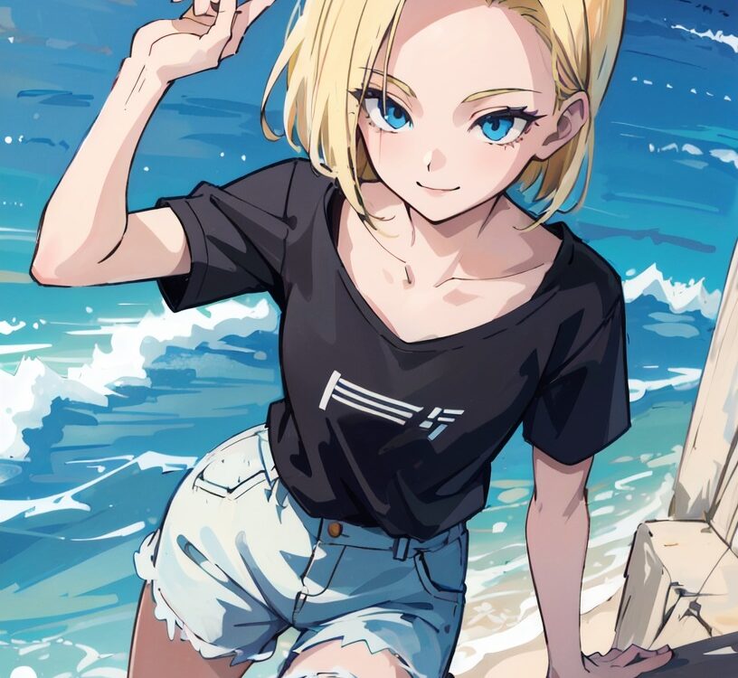 Dragon Ball Z: Una Androide 18 veraniega deleita a los otakus