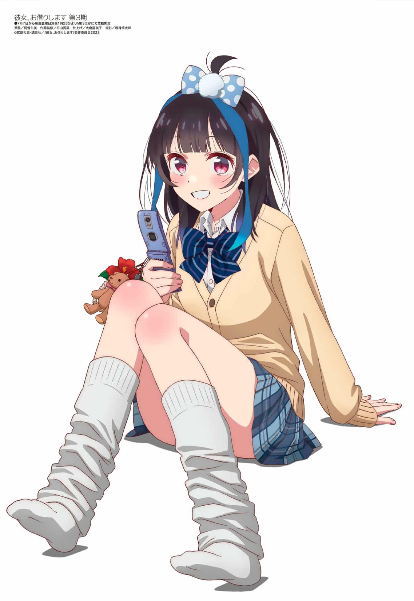 Rent-a-Girlfriend: Mini Yaemori luce su atractivo uniforme de colegiala