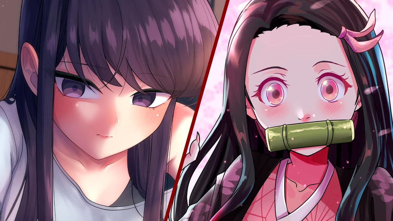 Komi-san rinde homenaje a Nezuko Kamado en hermosa ilustración