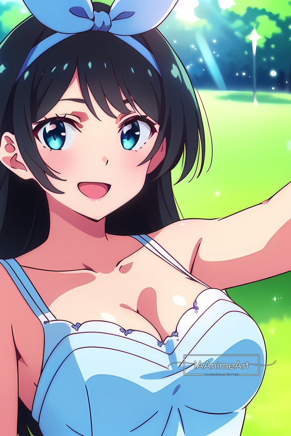 Rent-a-Girlfriend Ruka Sarashina cabello largo