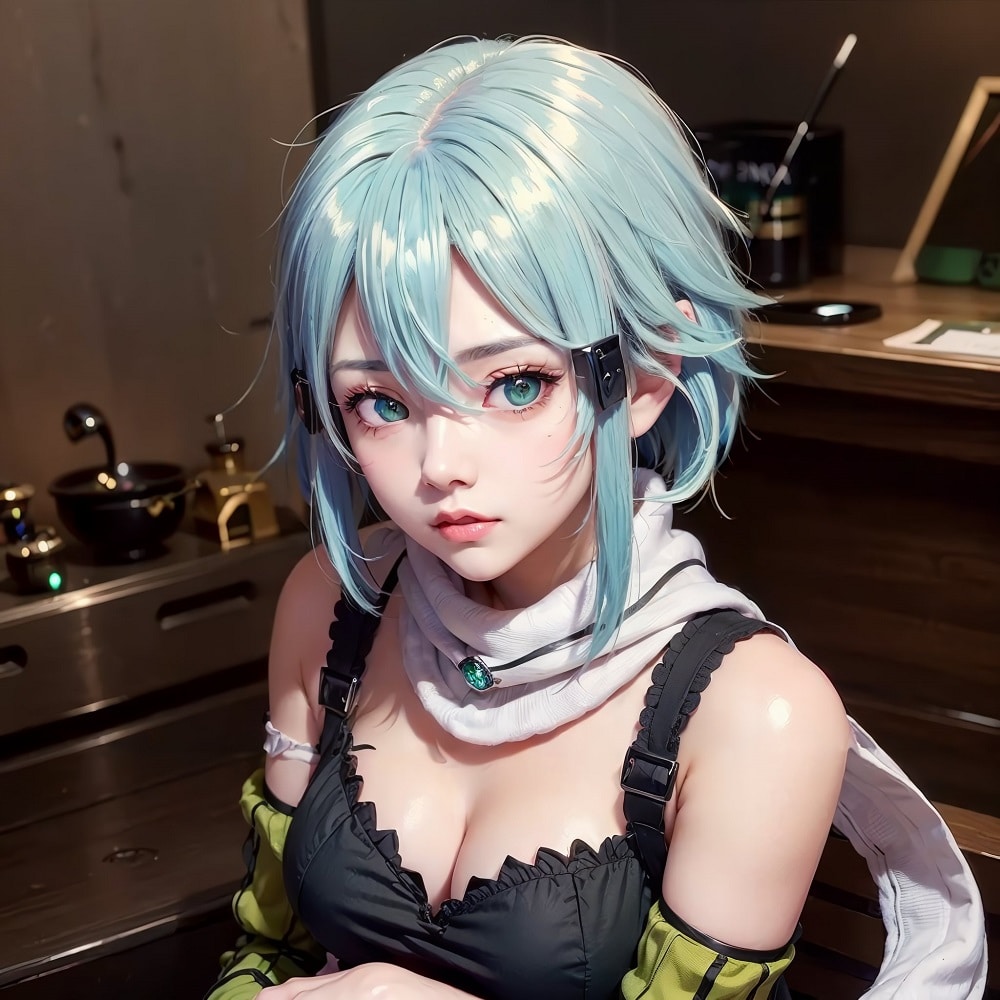 Sinon de Sword Art Online cobra vida Gracias a IA