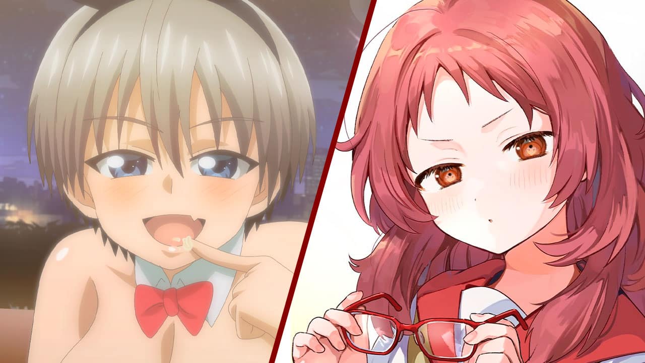 Autor de Uzaki-chan rinde un increíble homenaje al anime The Girl I Like Her Glasses