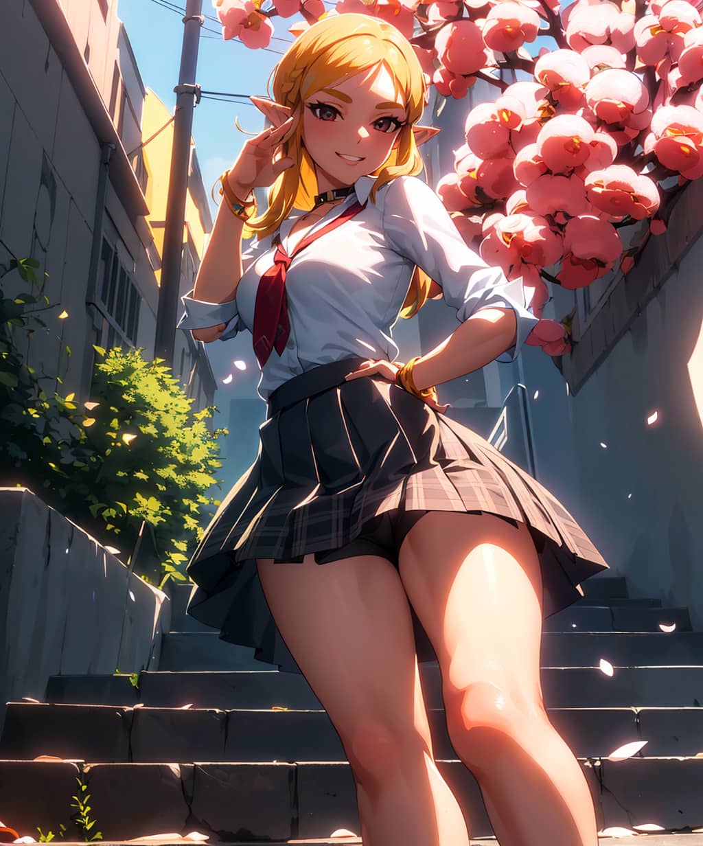 The Legend of Zelda: Alucina con la versión colegiala de Zelda recreada por una Inteligencia Artificial