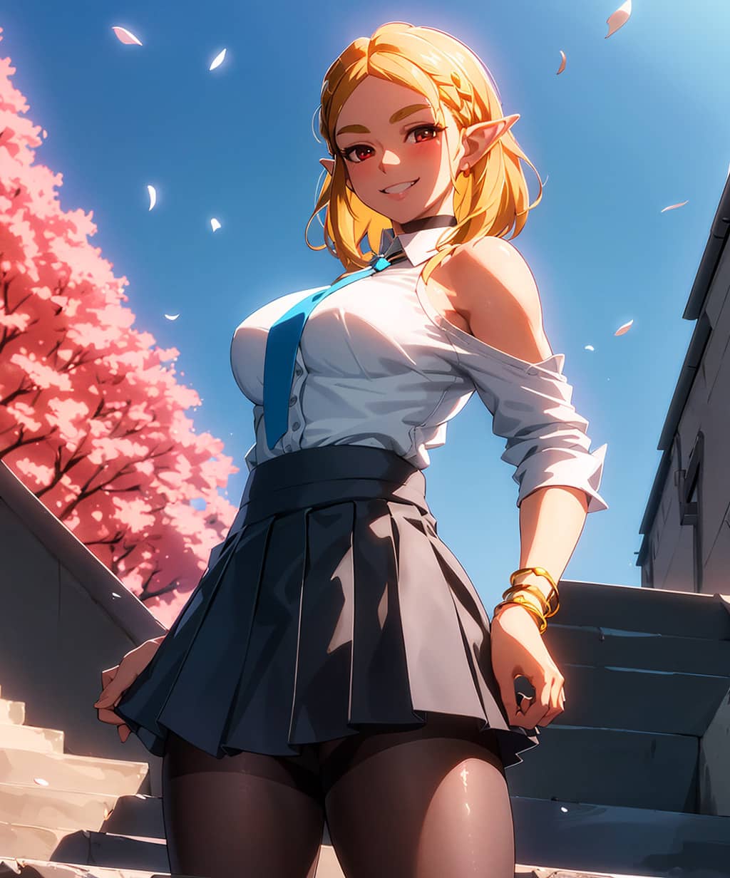 The Legend of Zelda: Alucina con la versión colegiala de Zelda recreada por una Inteligencia Artificial