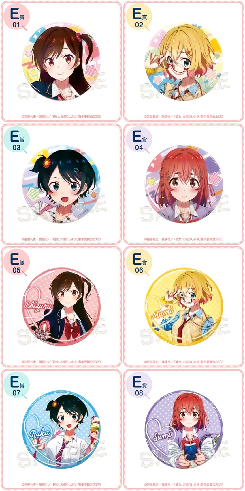 Rent-a-Girlfriend Las chicas lucen atractivos uniformes escolares