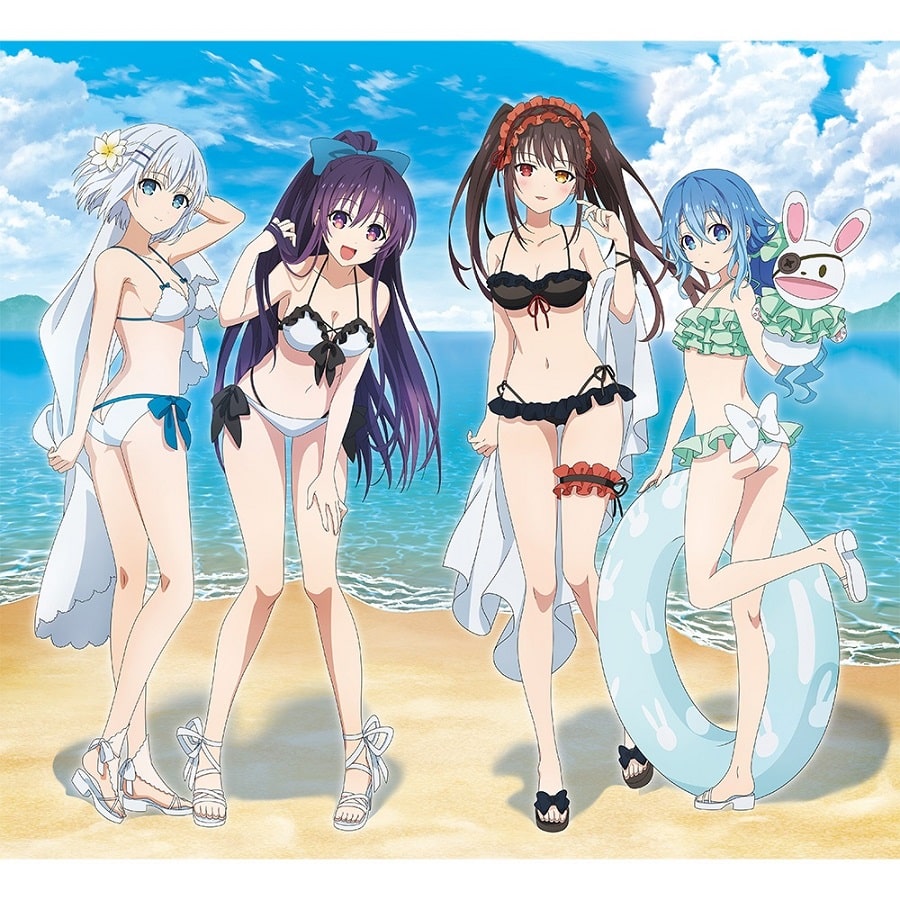 date a live chicas traje de baño verano