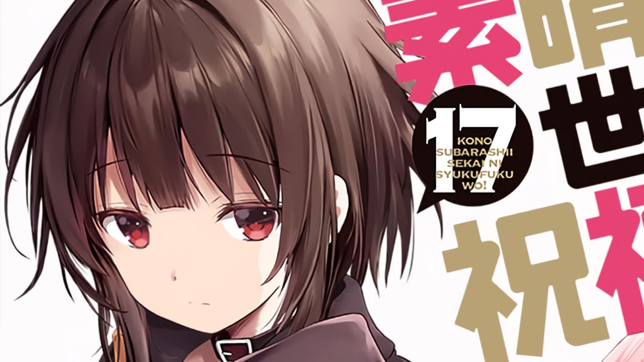 Konosuba Megumin portada del Volumen 17