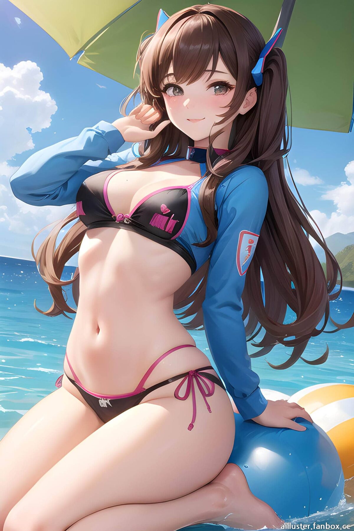 Overwatch: Disfruta de los días de verano con D.Va en estas ilustraciones