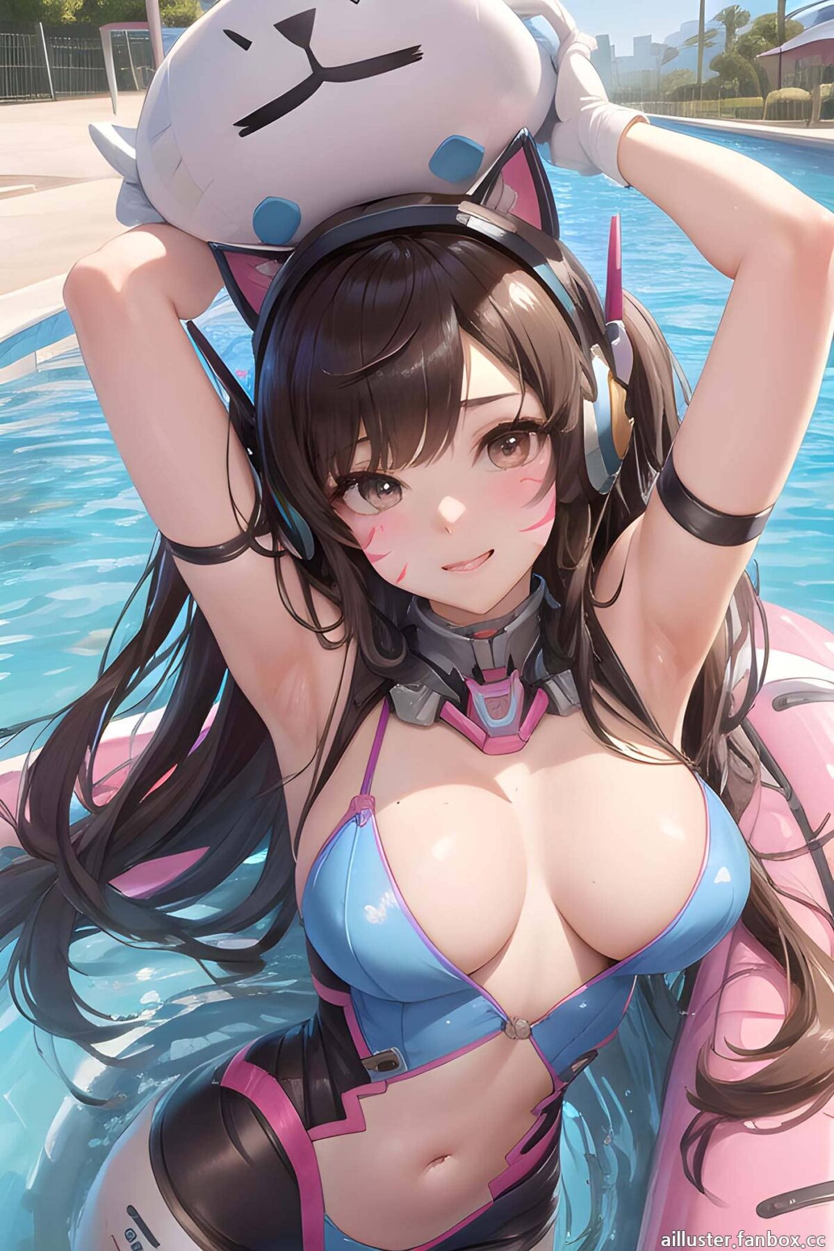 Overwatch: Disfruta de los días de verano con D.Va en estas ilustraciones