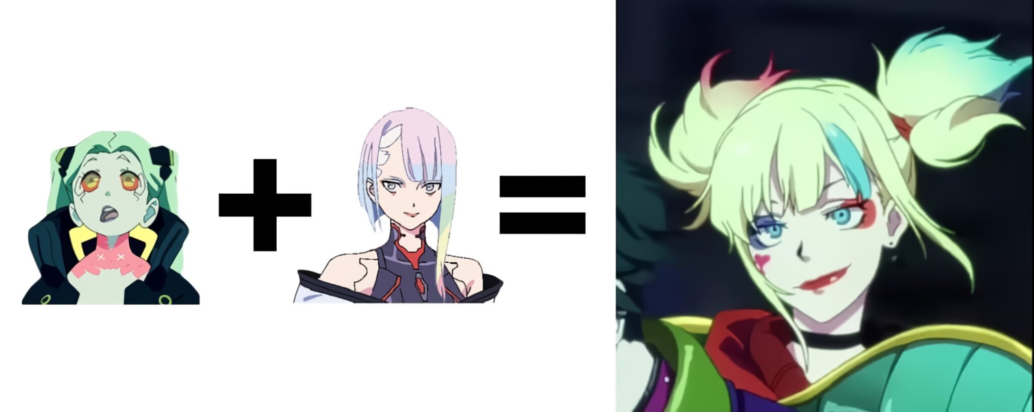 La nueva Harley Quinn del anime 'Suicide Squad Isekai' desata comparaciones con 'Cyberpunk: Edgerunners'