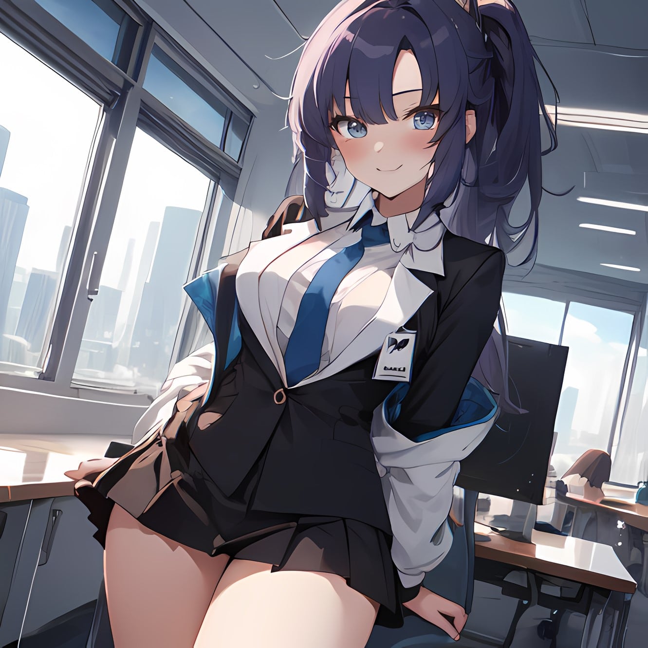 Blue Archive: La belleza de Hayase Yuuka es recreada por una IA en estas asombrosas ilustraciones