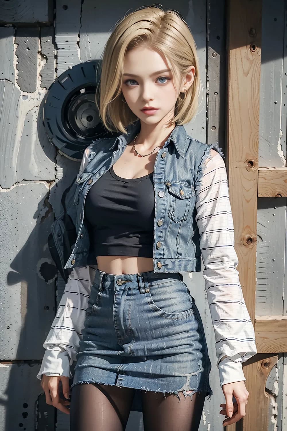 IA presenta a Androide 18 de Dragon Ball como se vería en un live-Action