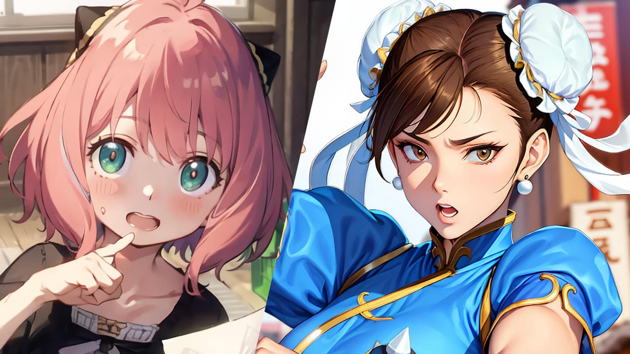Spy x Family Anya Forger Chun-Li Street Fighter