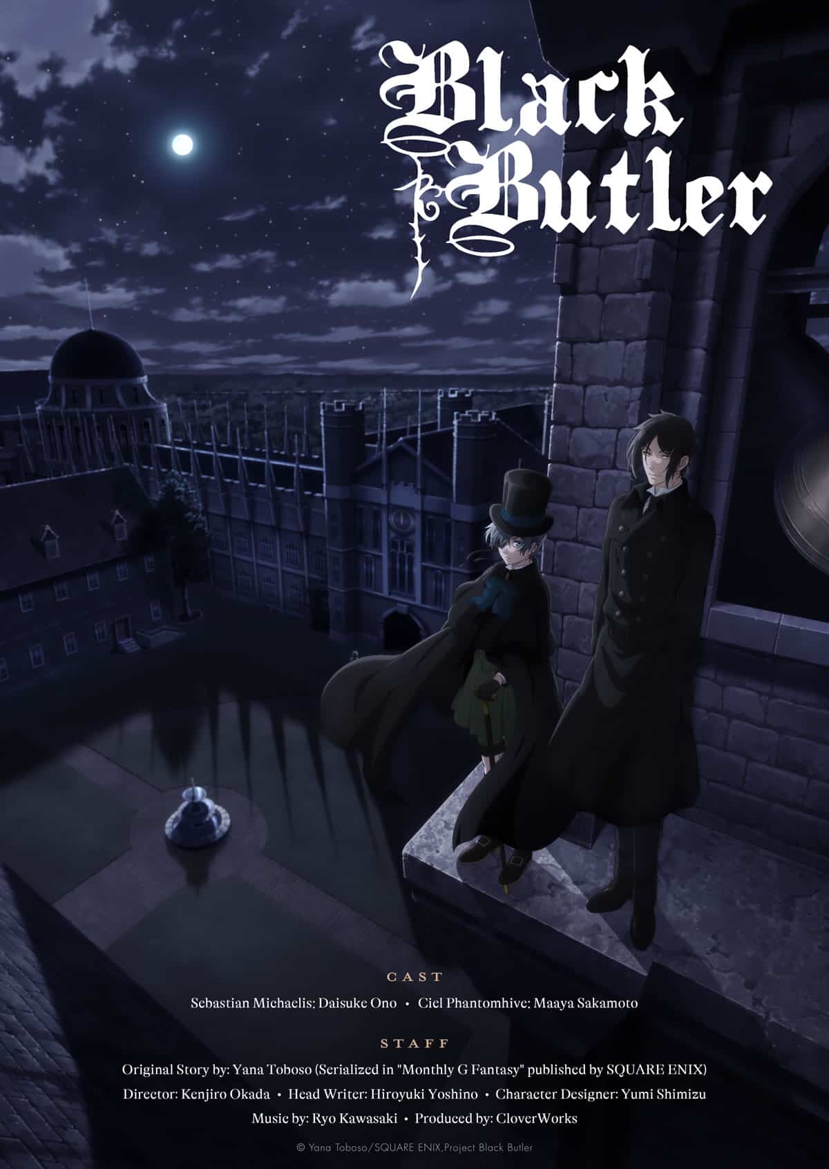 Black Butler anuncia su triunfal regreso