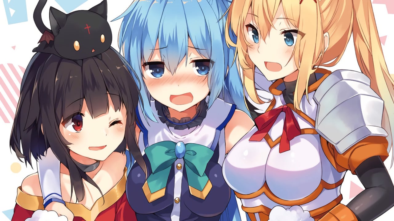 Las waifus de Konosuba te sorprenderán en ilustraciones Blu-Ray BOX