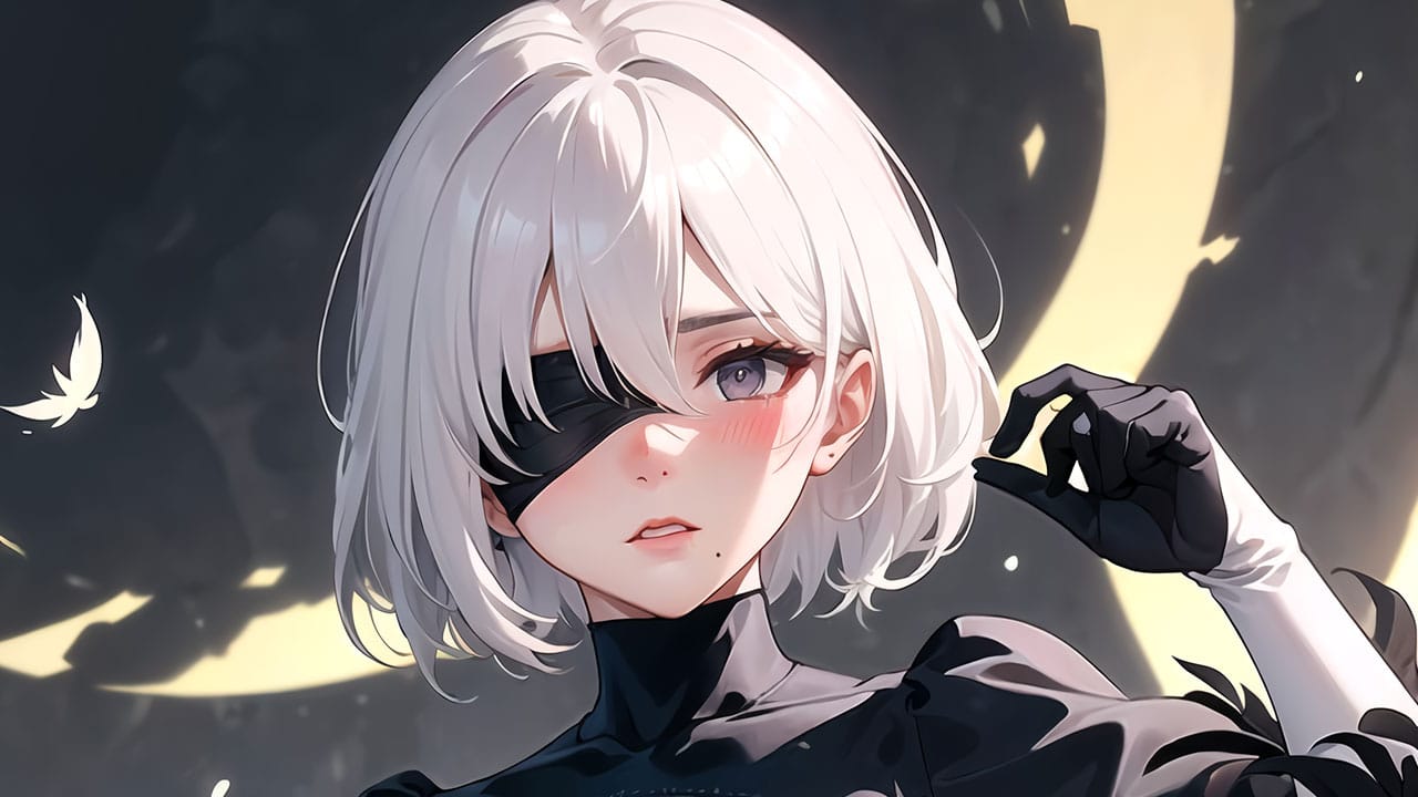 NieR Automata 2B uniforme figura H