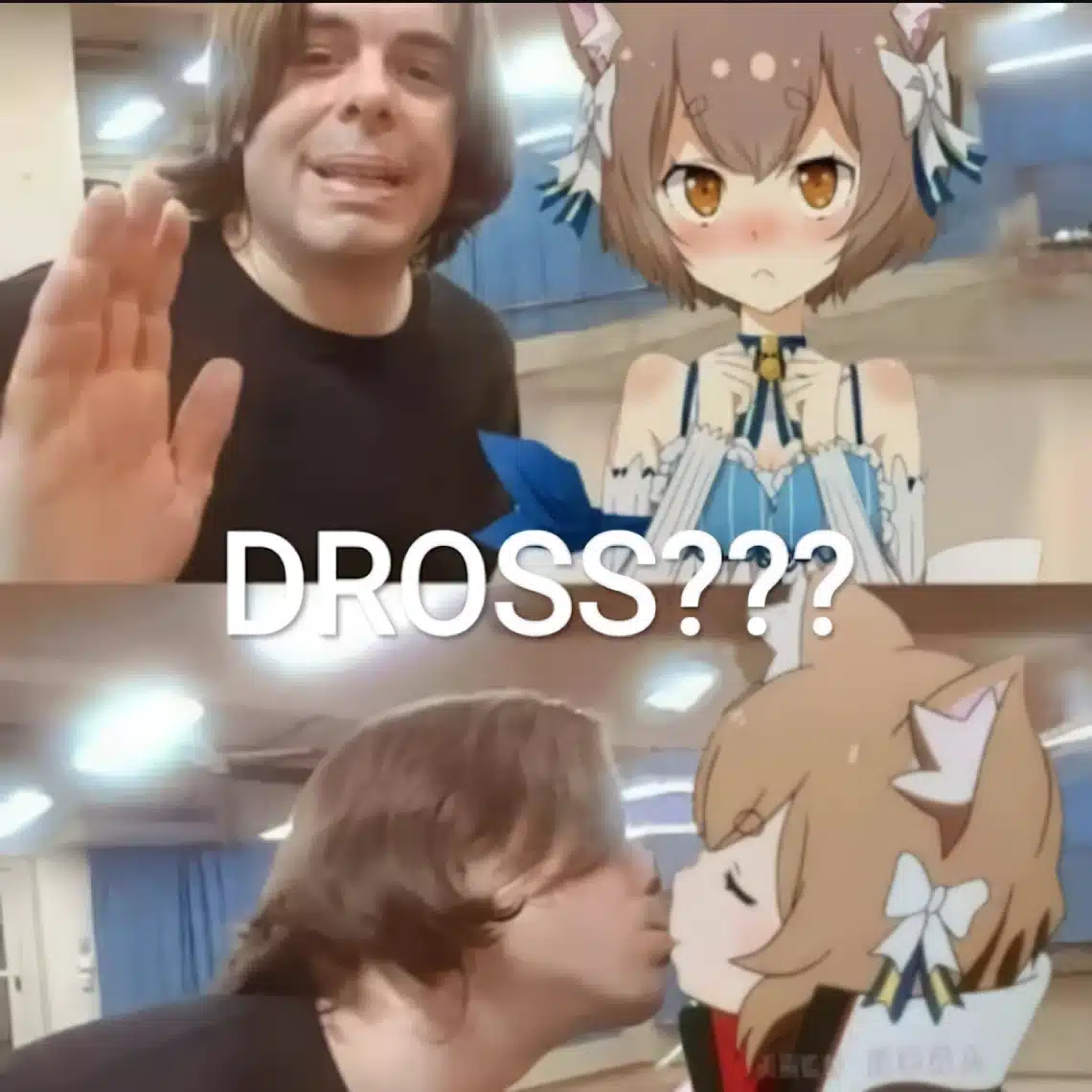 Dross Felix de Re Zero beso meme