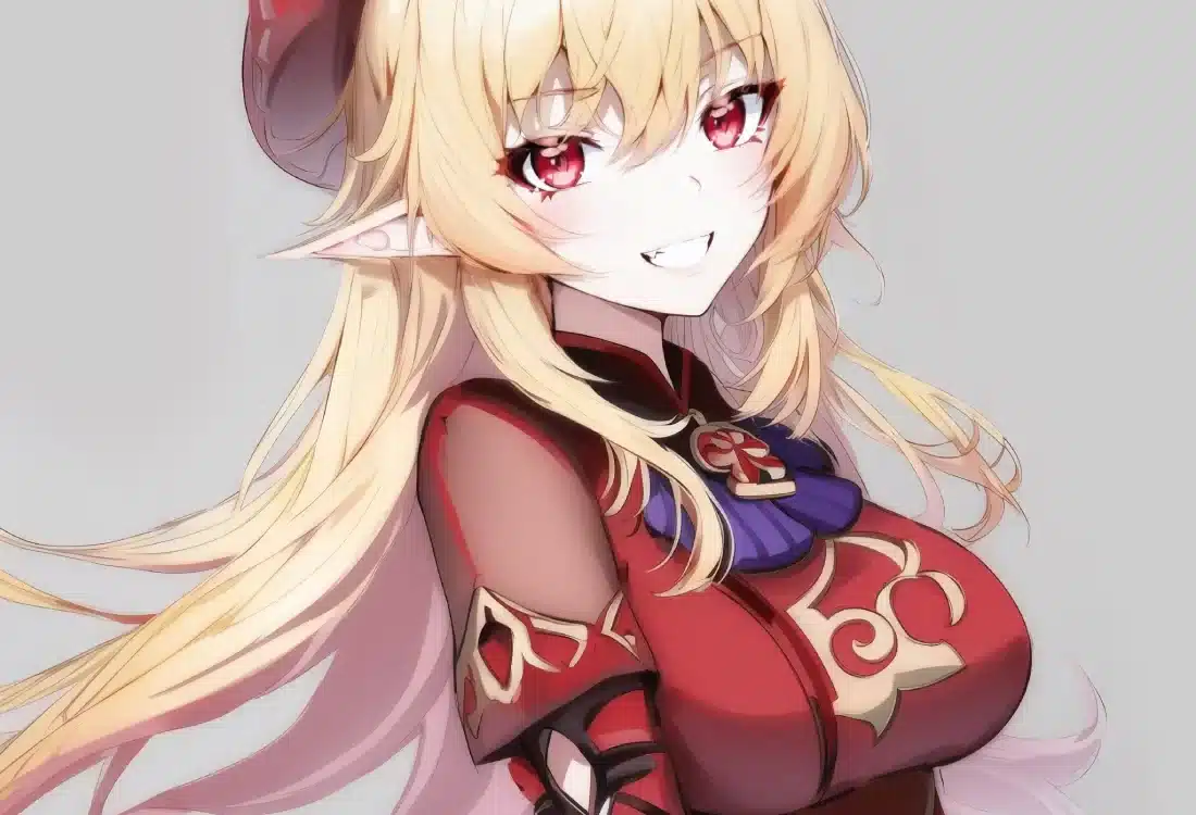 Genshin Impact Alice madre Klee ilustración