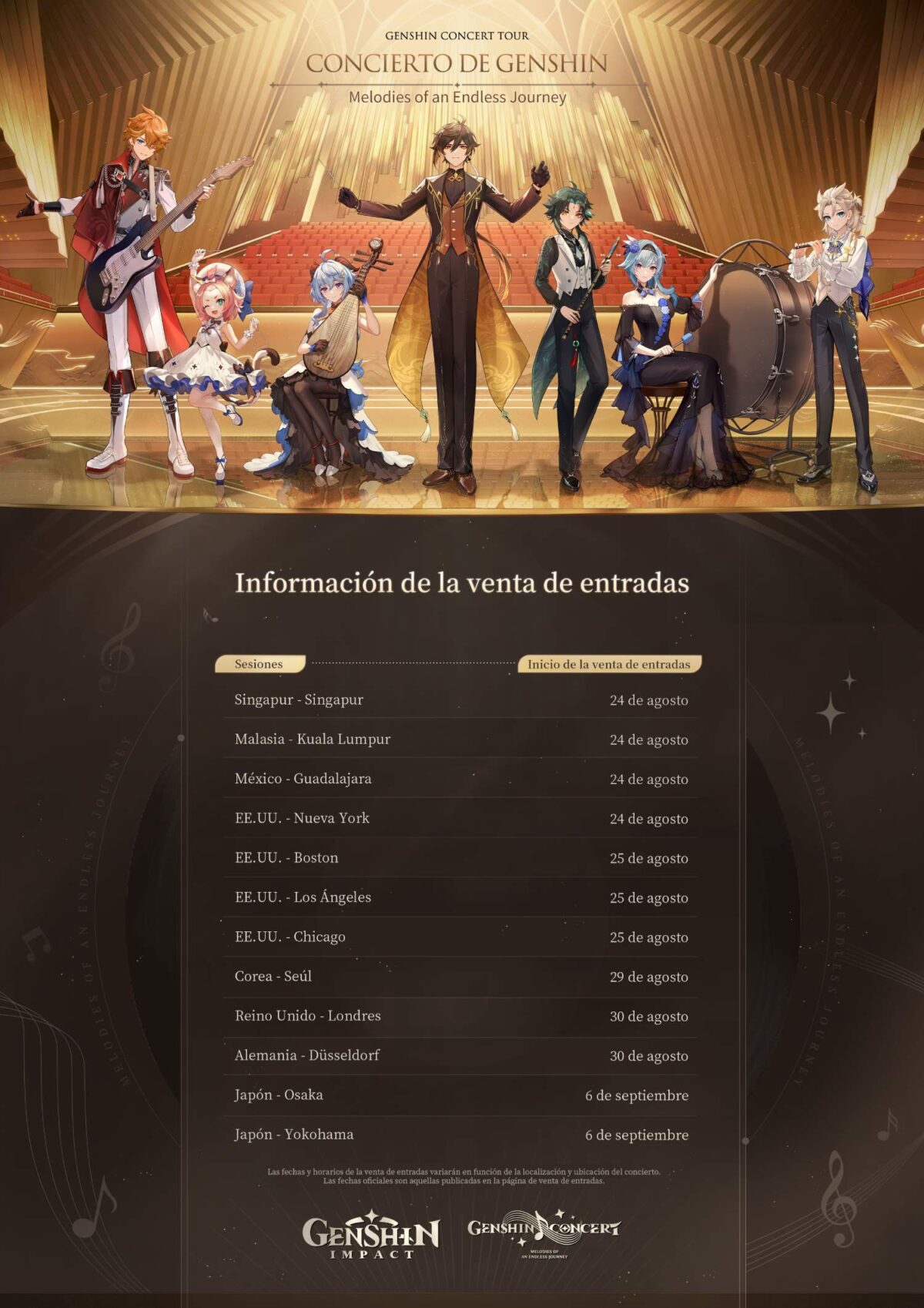 Genshin Impact confirma que dará un concierto en México