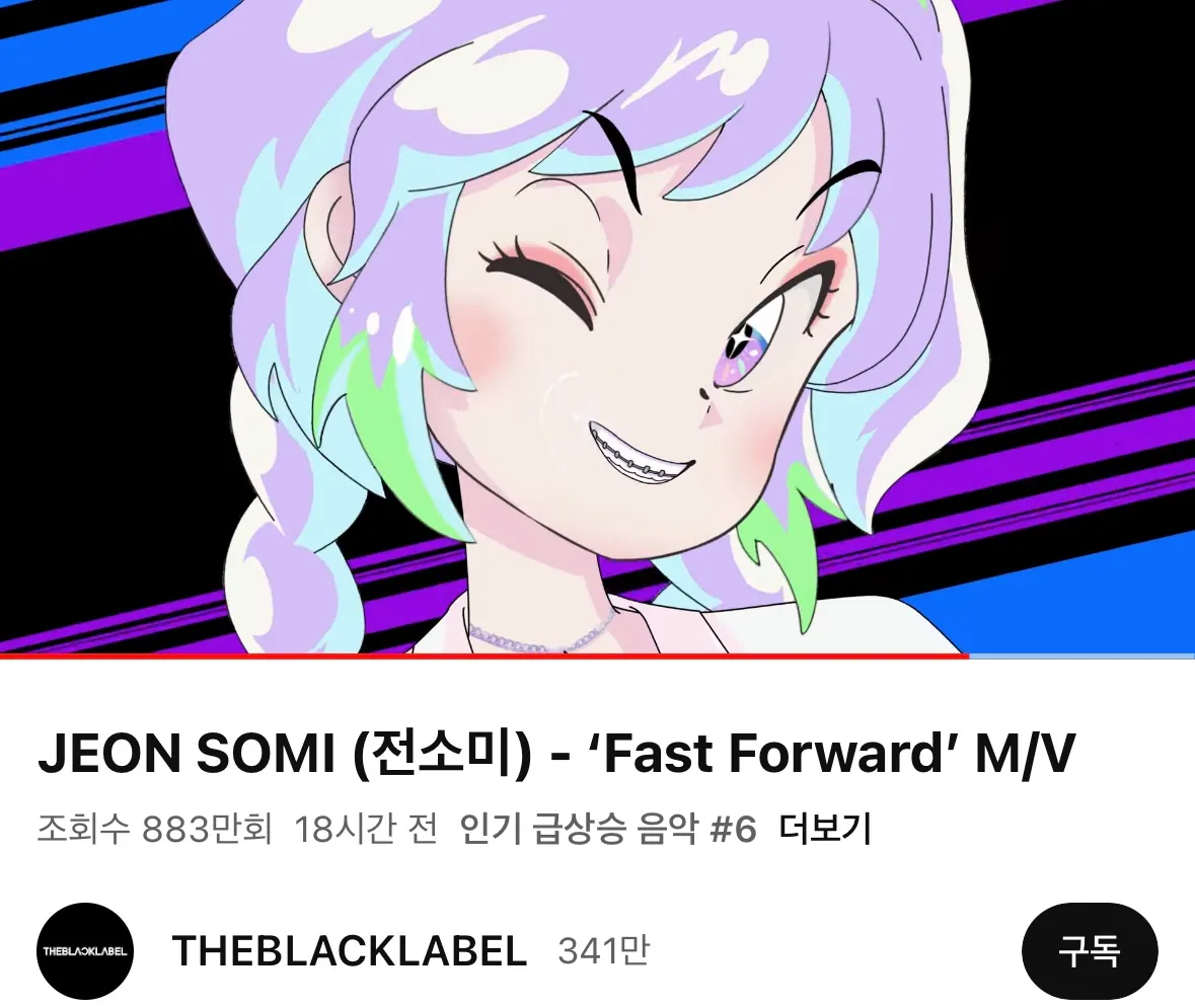 La famosa Jeon Somi plagia al anime Urusei Yatsura