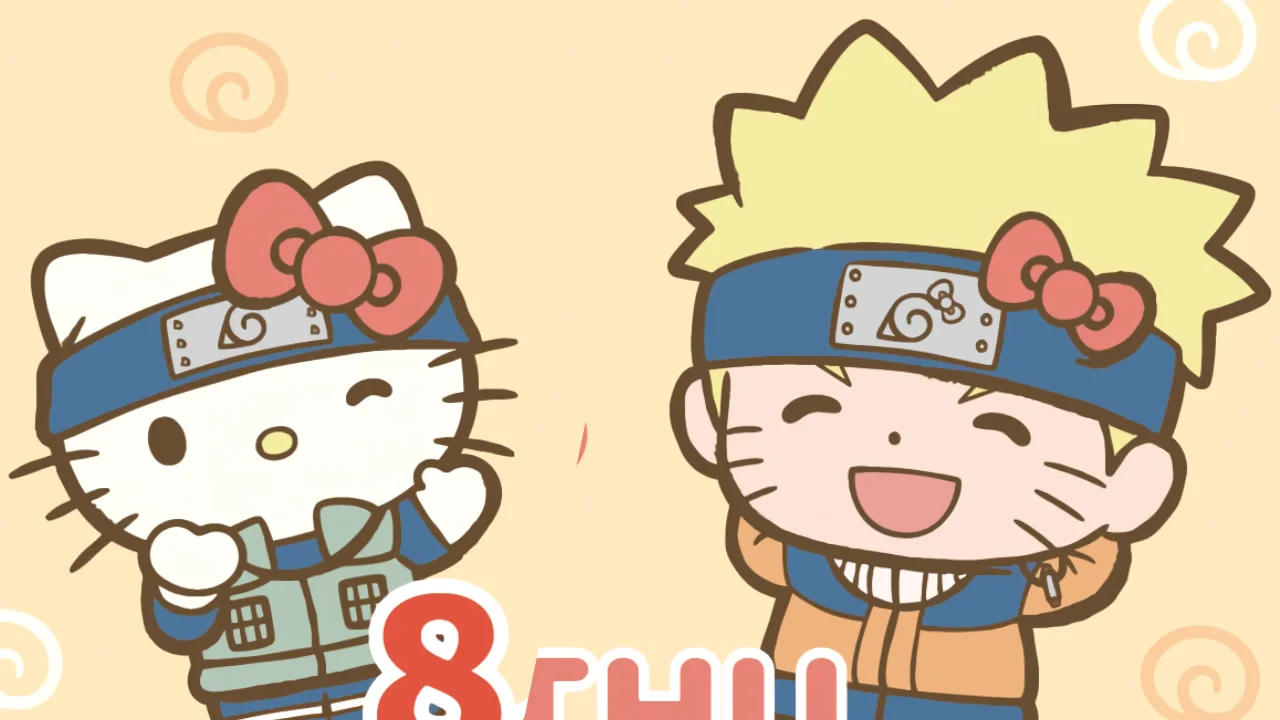 Naruto y Hello Kitty se unen en un épico crossover