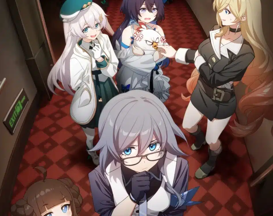 POSTER DEL CORTO ANIMADO DE HONKAI IMPACT 3RD