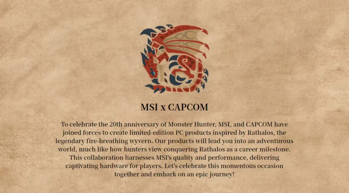 MONSTER HUNTER X MSI