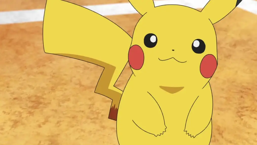 Pikachu de Pokémon Feliz