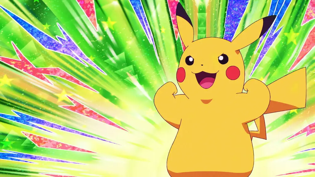 Pikachu de Pokémon victoria
