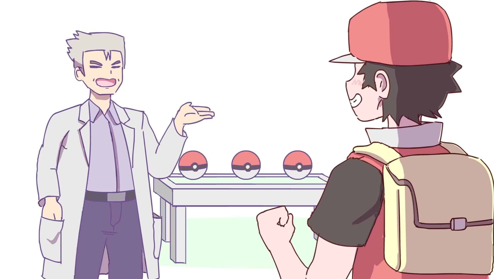 Los Pokémon iniciales se convierten en "waifus" gracias a animación