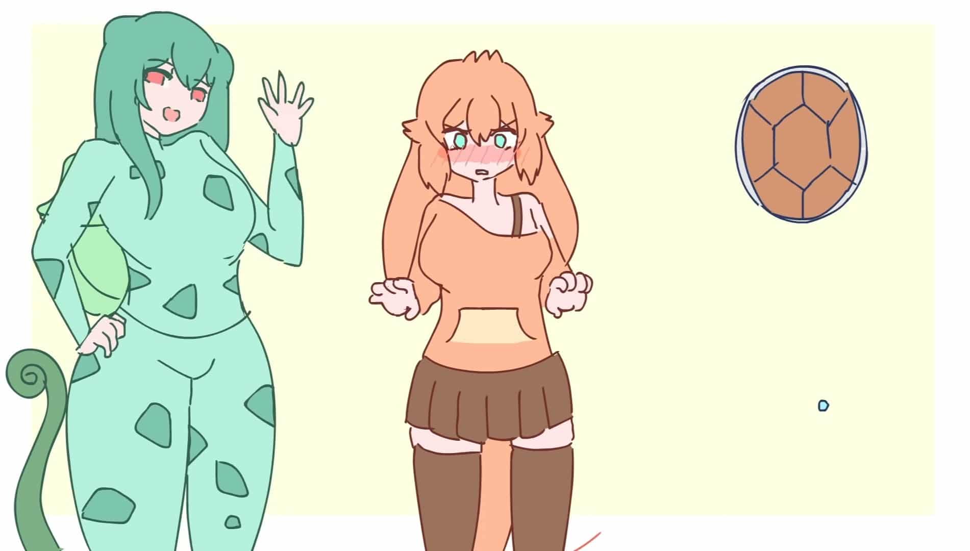 Los Pokémon iniciales se convierten en "waifus" gracias a animación