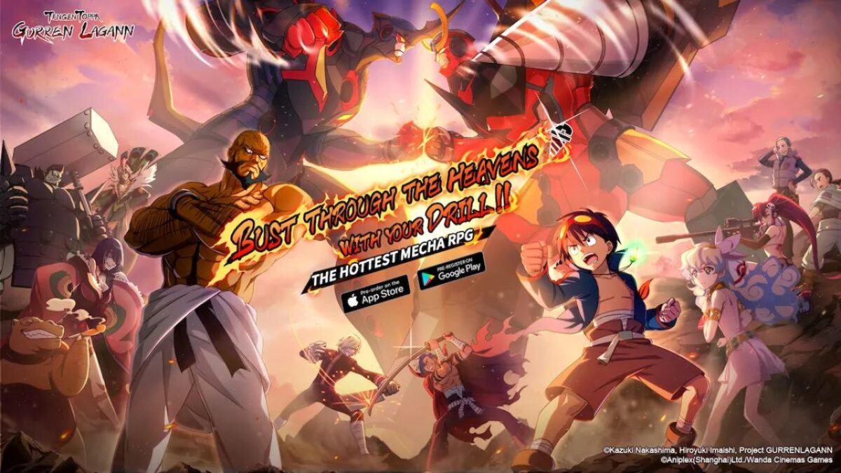 Juego Móvil de Gurren Lagann POSTER