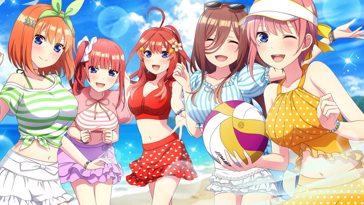 The quintessential quintuplets trajes de baño portada