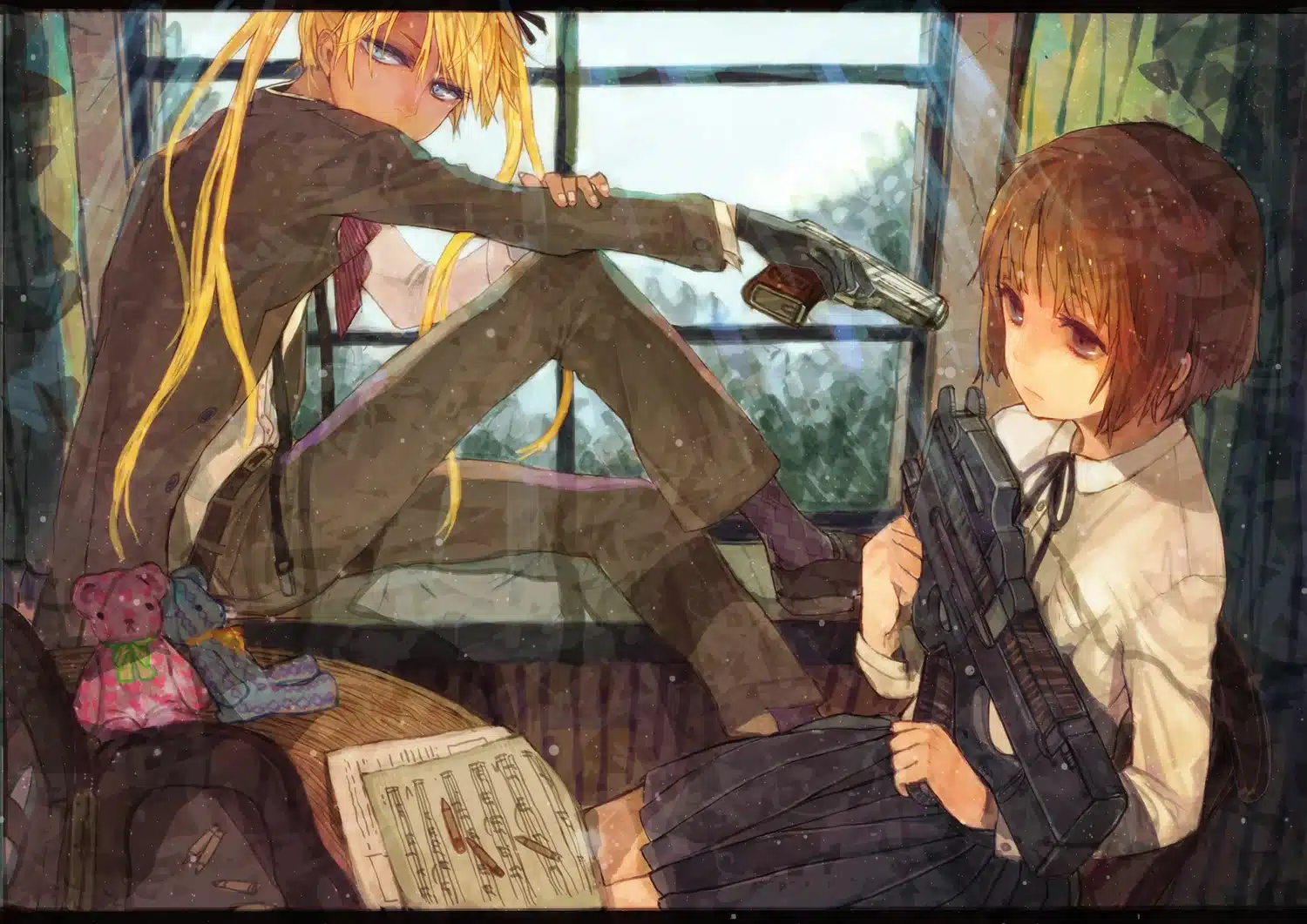 Anime gunslinger girls ilustración 1