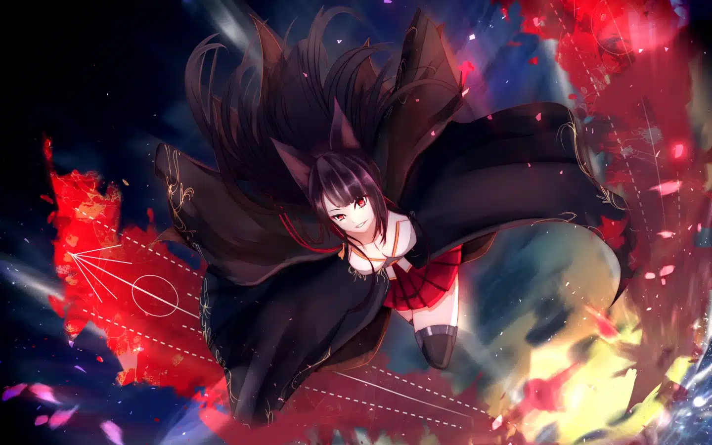 Azur lane akagi-chan ilustración 1