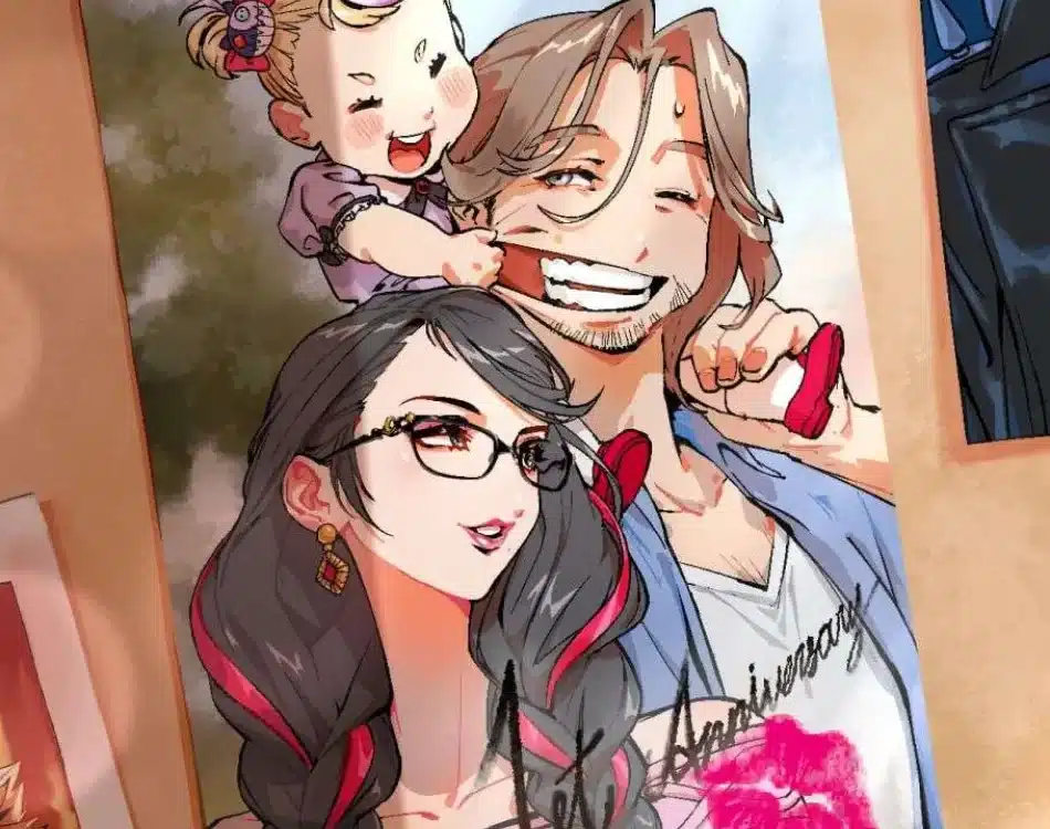 Imagen oficial, conmemorando el aniversario de Bayonetta 3