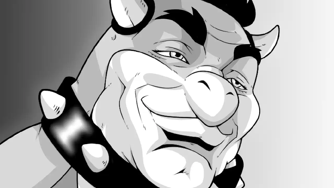 Bowser se enamora de Peach Elefante