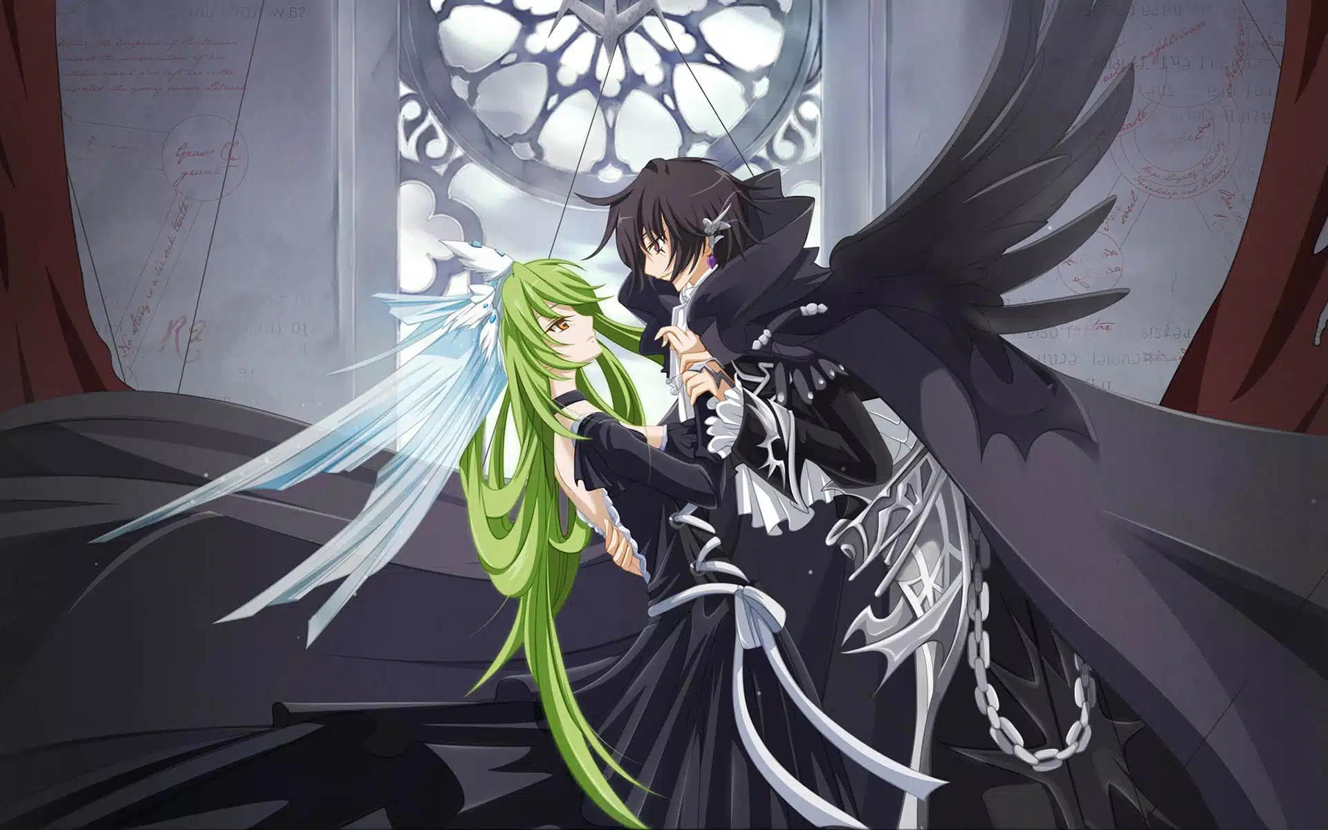 Code Geass Lelouch y C. C. ilutración 01